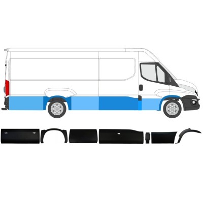 Conjunto de molduras para Iveco Daily 2014-2019 / Direito / 11981