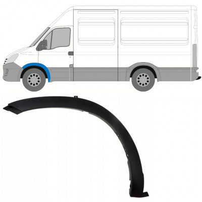 Moldura lateral do guarda-lamas dianteiro para Iveco Daily 2006- / Esquerdo 8538