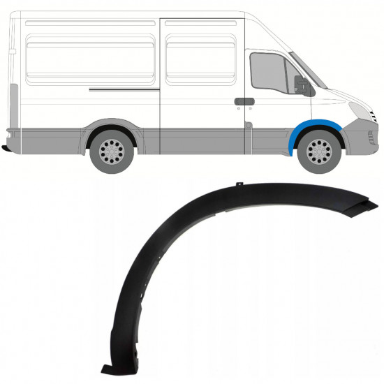 Moldura lateral do guarda-lamas dianteiro para Iveco Daily 2006- / Direito 8537