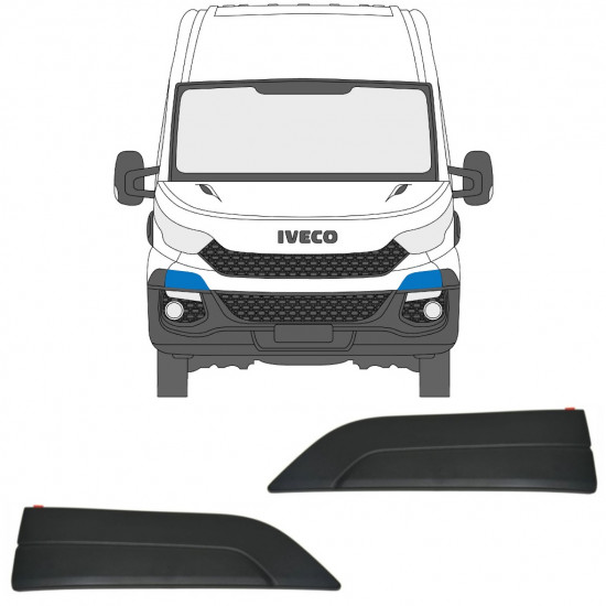 Moldura do para-choque para Iveco Daily 2014- / Conjunto 11843