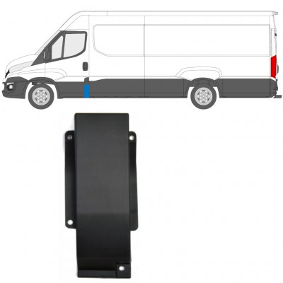 Moldura lateral do pilar dianteiro para Iveco Daily 2014- / Esquerdo 11975