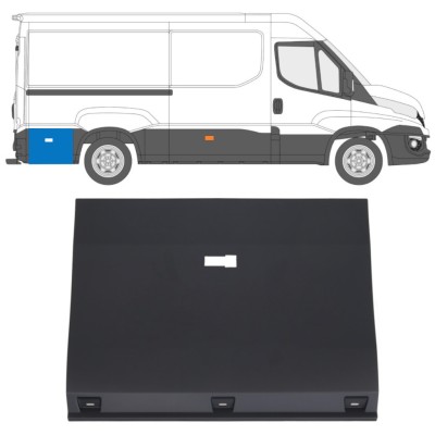 Moldura lateral traseira atrás da roda para Iveco Daily 2014-2019 / Esquerda = Direita (simétrico) 16660