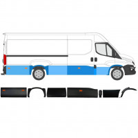 Moldura lateral com Luz para Iveco Daily 2014-2019  / LWB / Direito / Conjunto 11983