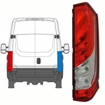 Luz traseira para Iveco Daily 2014- / Direito 8536