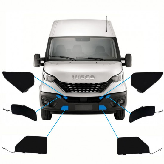 Tampas do para-choque dianteiro para Iveco Daily 2019- 10292