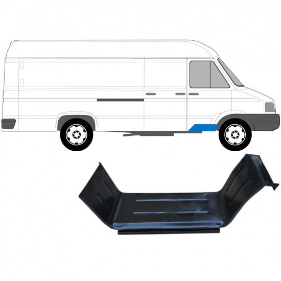 Painel de reparação do degrau dianteiro para Iveco Daily 1985-1999 / Direito 6791