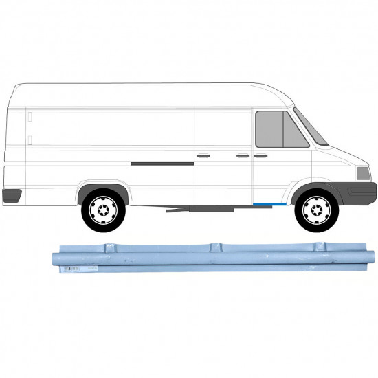 Painel de reparação da soleira da porta dianteira para Iveco Daily 1985-1999 / Esquerda = Direita (simétrico) 5221