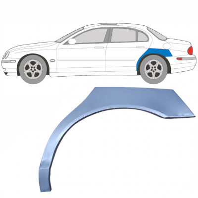 Painel de reparação do guarda-lamas traseiro para Jaguar S-Type 1999-2007 / Esquerdo 6126