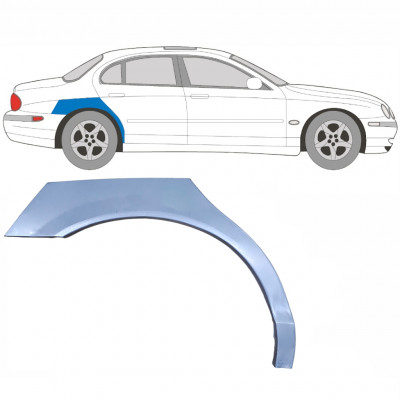 Painel de reparação do guarda-lamas traseiro para Jaguar S-Type 1999-2007 / Direito 5861