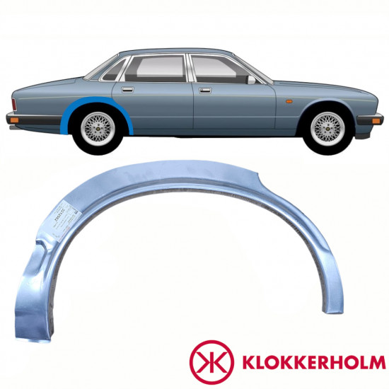 Painel de reparação do guarda-lamas traseiro para Jaguar XJ 1986-1994 / Direito 10745