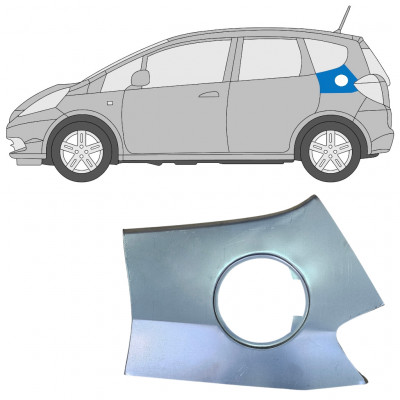 Painel de reparação do orifício de enchimento de combustível para Honda Jazz GE 2008-2015 / Esquerdo 11747