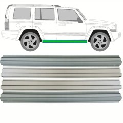 Painel de reparação interna da soleira para Jeep Commander 2005-2010 / Esquerda = Direita (simétrico) / Conjunto 10500