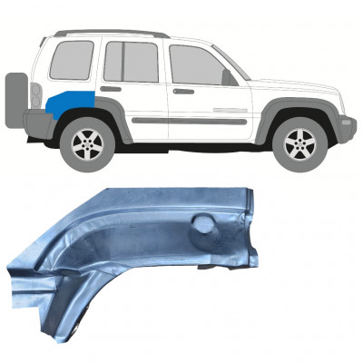 Painel de reparação da parte traseira do guarda-lamas traseiro para Jeep Liberty 2001-2008 / Direito 7938