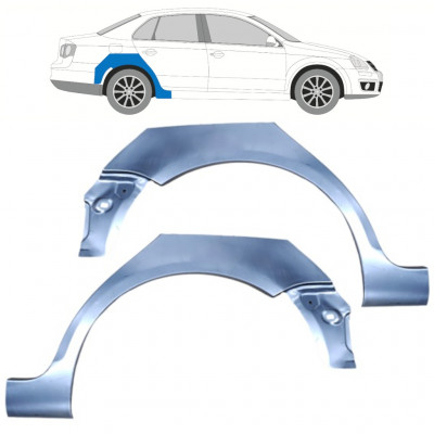 Painel de reparação do guarda-lamas traseiro para Volkswagen Jetta 2005-2010 / Conjunto 11557