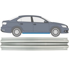 Painel de reparação da soleira para Volkswagen Jetta 2010-2018 / Esquerda = Direita (simétrico) / Conjunto 10263