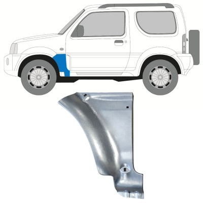 Painel de reparação do guarda-lamas dianteiro para Suzuki Jimny 1998-2018 / Esquerdo 15860