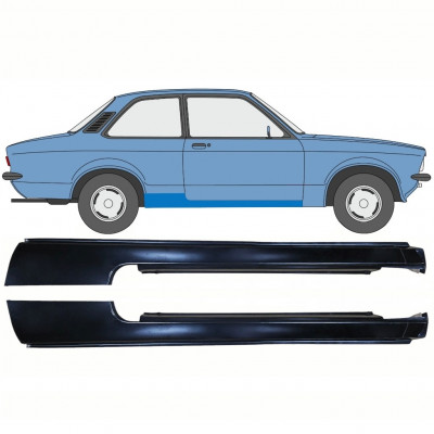 Painel de reparação da soleira para Opel Kadett C 1973-1979 / Conjunto 11078