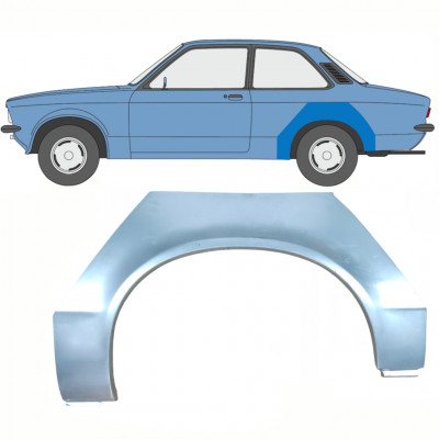 Painel de reparação do guarda-lamas traseiro para Opel Kadett C 1973-1979 / Esquerdo 8785