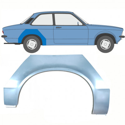 Painel de reparação do guarda-lamas traseiro para Opel Kadett C 1973-1979 / Direito 8784