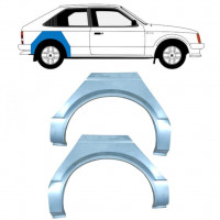 Painel de reparação do guarda-lamas traseiro para Opel Kadett D 1979-1984 / Esquerda+Direita / Conjunto 10638