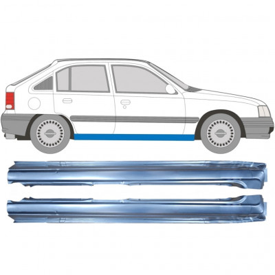 Painel de reparação da soleira para Opel Kadett 1984-1993 / Esquerda+Direita / Conjunto 9450