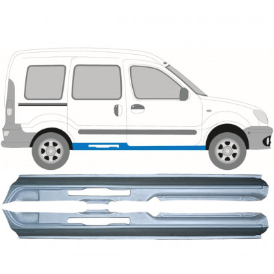 Painel de reparação da soleira para Renault Kangoo 1997-2008 / Esquerda+Direita / Conjunto 9480