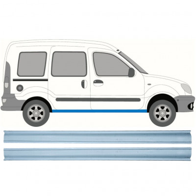 Painel de reparação da soleira para Renault Kangoo 1997-2008 / Esquerda+Direita / Conjunto 10280