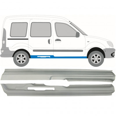 Painel de reparação da soleira para Renault Kangoo 1997-2008 / Esquerda+Direita / Conjunto 9900