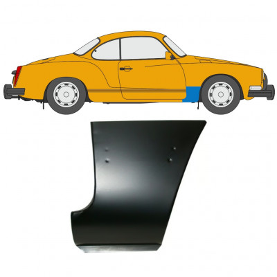 Painel de reparação do guarda-lamas dianteiro para VW Karman Ghia 1955-1974 / Direito 12722