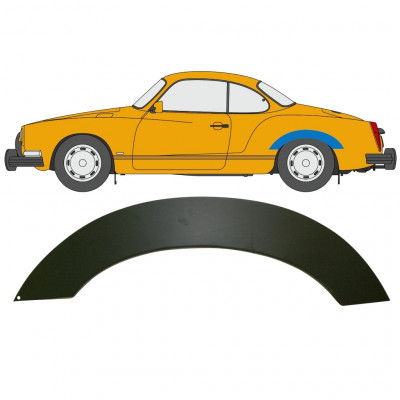 Painel de reparação do guarda-lamas traseiro para VW Karman Ghia 1955-1974 / Esquerdo 12721