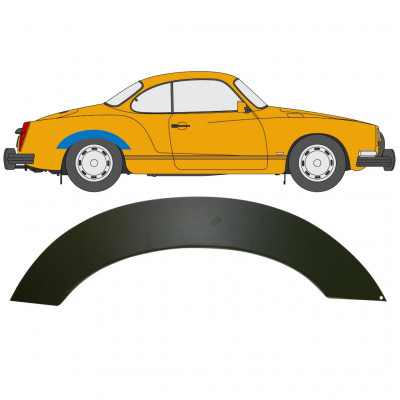 Painel de reparação do guarda-lamas traseiro para VW Karman Ghia 1955-1974 / Direito 12720