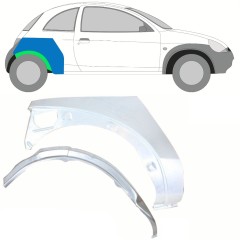 Painel de reparação interna e externa do guarda-lamas traseiro para Ford KA 1996-2008 / Direito / Conjunto 10775