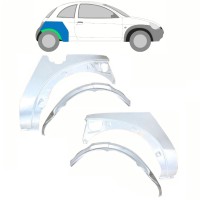 Painel de reparação interna e externa do guarda-lamas traseiro para Ford KA 1996-2008 / Conjunto 10777