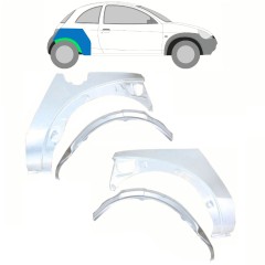 Painel de reparação interna e externa do guarda-lamas traseiro para Ford KA 1996-2008 / Conjunto 10777