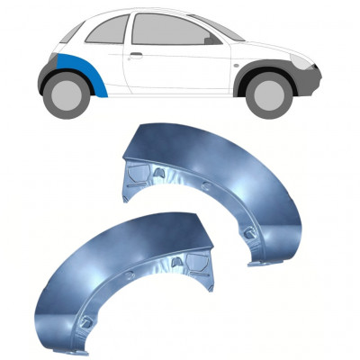 Painel de reparação do guarda-lamas traseiro para Ford KA 1996-2008 / Esquerda+Direita / Conjunto 9405