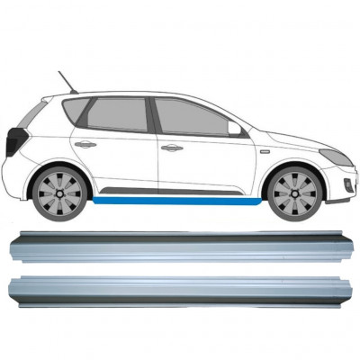 Painel de reparação da soleira para Kia Ceed 2006-2012 / Esquerda+Direita / Conjunto 9400