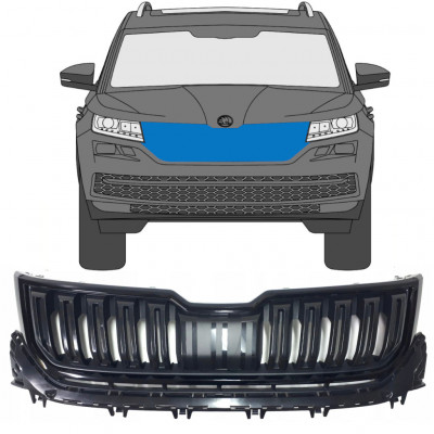 Grelha preta para Skoda Kodiaq 2016- 7547