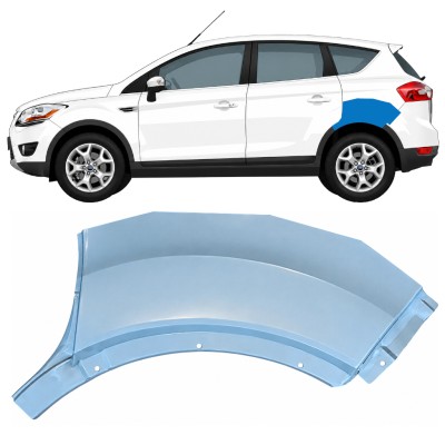 Painel de reparação da parte traseira do guarda-lamas traseiro para Ford Kuga 2008-2013 / Esquerdo 17066