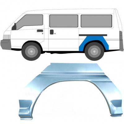 Painel de reparação do guarda-lamas traseiro para Mitsubishi L300 1986- / Esquerdo 6834