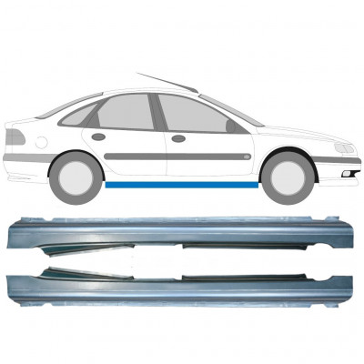 Painel de reparação da soleira para Renault Laguna 1994-2001 / Esquerda+Direita / Conjunto 9655