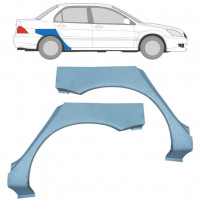 Painel de reparação do guarda-lamas traseiro para Mitsubishi Lancer 2003-2008 / Esquerda+Direita / Conjunto 9210