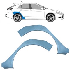 Painel de reparação do guarda-lamas traseiro para Mitsubishi Lancer 2007-2017 / Esquerda+Direita / Conjunto 10078