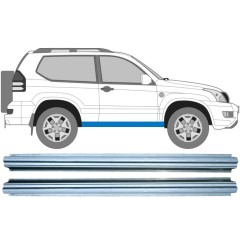 Painel de reparação da soleira para Toyota Land Cruiser J120 2003-2010 / Esquerda = Direita (simétrico) / Conjunto 10277