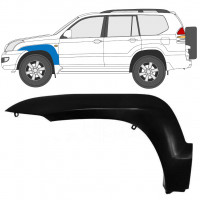 Moldura lateral do guarda-lamas dianteiro para Toyota Land Cruiser J120 2003-2010 / Esquerdo 12953
