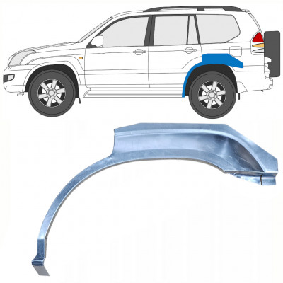 Painel de reparação do guarda-lamas traseiro para Toyota Land Cruiser 2003-2010 / Esquerdo 7935