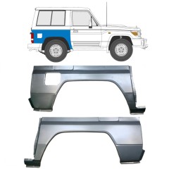 Painel de reparação do guarda-lamas traseiro para Toyota Land Cruiser J70 1984- / Esquerda+Direita / Conjunto 9514