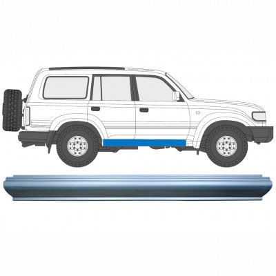 Painel de reparação da soleira para Toyota Land Cruiser 1990-1996 / Esquerda = Direita (simétrico) 8514