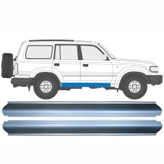 Painel de reparação da soleira para Toyota Land Cruiser J80 1990-1996 / Esquerda = Direita (simétrico) / Conjunto 10242
