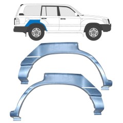Painel de reparação do guarda-lamas traseiro para Toyota Land Cruiser J100 1998-2007 / Esquerda+Direita / Conjunto 9596