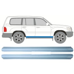 Painel de reparação da soleira para Toyota Land Cruiser J100 1998-2007 / Esquerda+Direita / Conjunto 9690